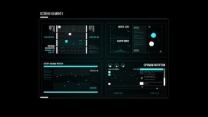 Videohive HUD Screen Battery Process Infographics template preview