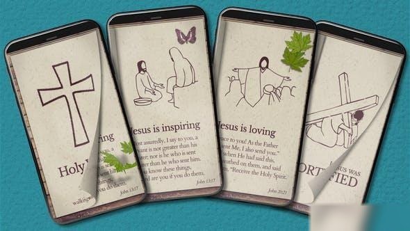 Videohive Easter Stories Easter template preview