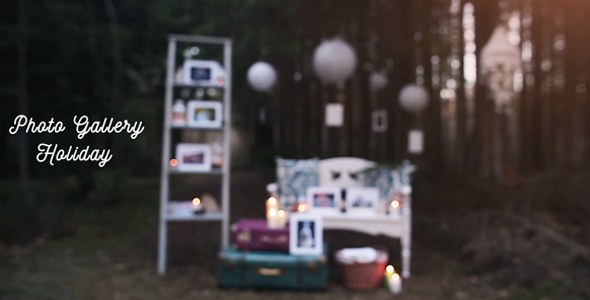 Videohive Photo Gallery - Forest Video Displays template preview