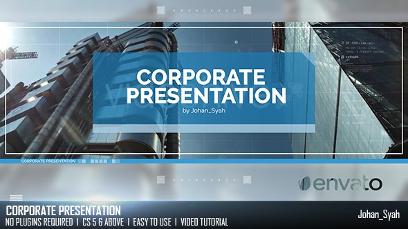 Videohive Corporate Presentation 20977069 Video Displays template preview