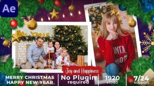 Videohive New Year Slideshow || Christmas Slideshow Video Displays template preview