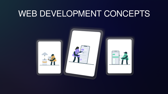 Videohive Web Development Concepts Elements template preview