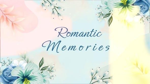 Videohive Romantic Memories 45444704 Openers template preview