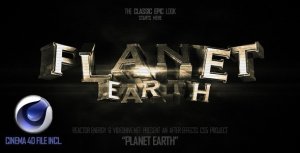 Planet Earth Video Displays template preview