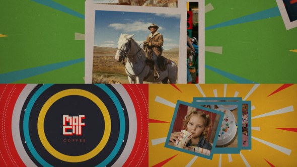 Videohive Collage Logo Intro Reveal Logo Stings template preview