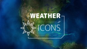 Weather Forecast Icons Video Displays template preview