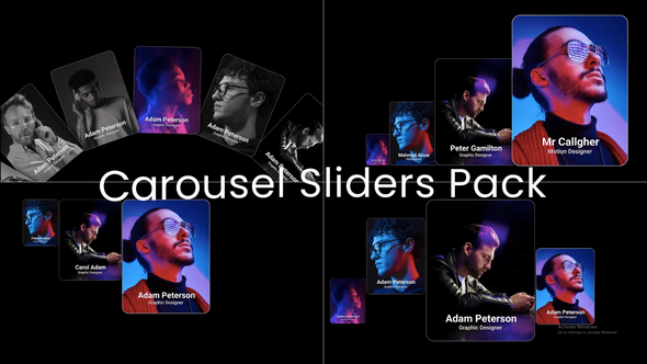 Videohive Carousel Sliders 60731597 Video Displays template preview