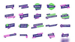 Videohive Origami Titles Titles template preview