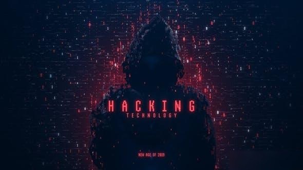 Videohive Hacker Logo Reveal Logo Stings template preview