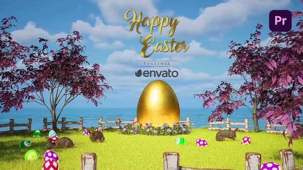 Happy Easter Easter template preview