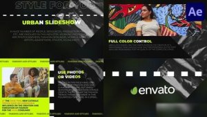 Videohive Urban Slideshow for After Effects Openers template preview