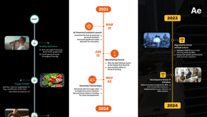 Videohive Vertical Timeline Infographics Infographics template preview