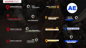 Videohive Location Titles | AE 44153943 Elements template preview