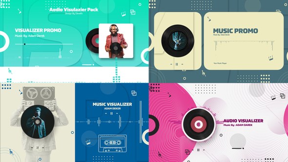 Videohive Audio Visualizer Pack V1 Product Promo template preview
