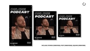 Videohive Instagram Podcast Intro | AE Titles template preview
