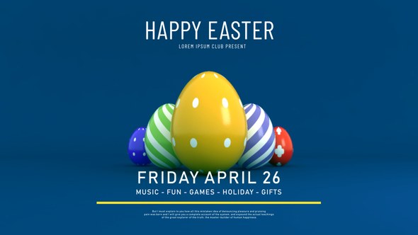 Videohive Happy Easter 50660750 Easter template preview