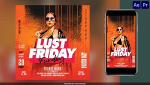 Night Club Flyer Social Media Promo Openers template preview