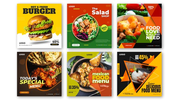 Videohive Food Promo Instagram Post V29 Product Promo template preview