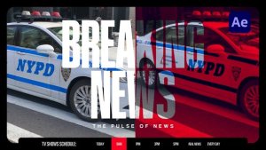 Videohive Next Breaking News Release Broadcast-packages template preview
