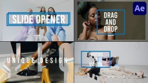 Videohive Slide Opener for After Effects Openers template preview