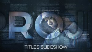 Titles Slideshow Video Displays template preview