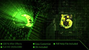 Videohive Tech Logo Intro 21875179 Logo Stings template preview