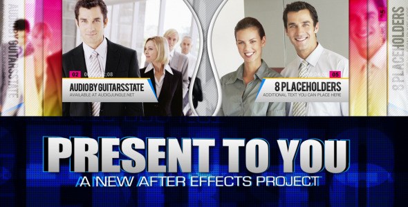 Videohive Company Motion Presentation Video Displays template preview