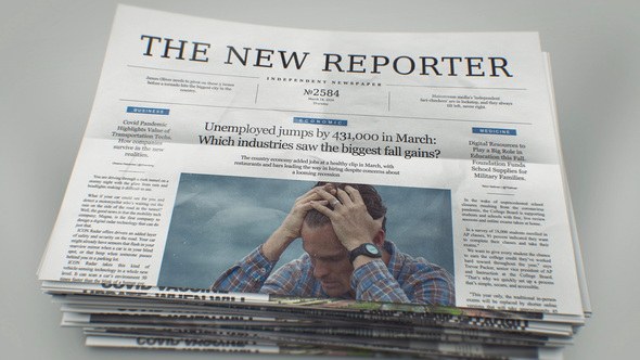 Videohive Photoreal Newspaper 4K | Breaking News Broadcast-packages template preview