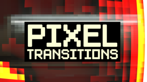 Videohive Pixel Transitions Elements template preview