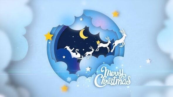 Videohive Merry Christmas Logo Reveal 29594389 Logo Stings template preview