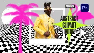 Postmodern Anti-Design Intro Premiere Pro template preview