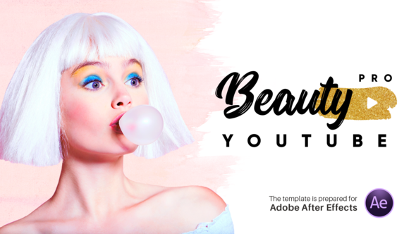 Beauty Pro - Youtube Pack Video Displays template preview