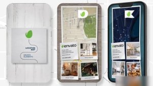 Videohive MAP STORY Infographics template preview