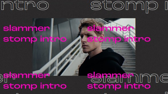 Videohive Slammer - Typographic Stomp Intro Openers template preview