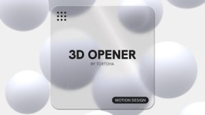 Videohive 3D Opener Without Placeholder Openers template preview