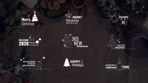 Videohive Christmas Titles 61009932 Titles template preview