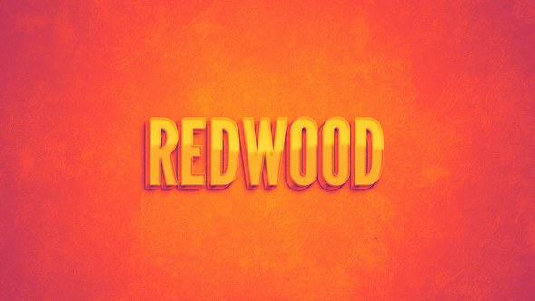 Videohive Redwood Typography Titles template preview