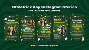 Videohive St Patrick Day Instagram Stories 56792066 Openers template preview