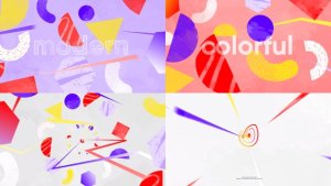 Videohive Color Shape Logo Reveals Logo Stings template preview