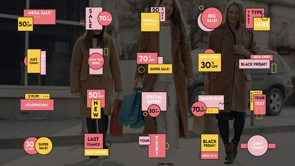 Videohive Mega Sale Titles || After Effects Titles template preview