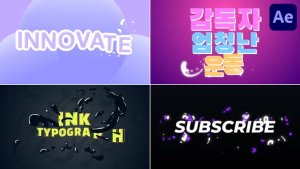 Videohive Colorful Dynamic Typography for After Effects 53966579 Titles template preview