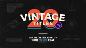 Videohive Vintage Titles 29295349 Titles template preview