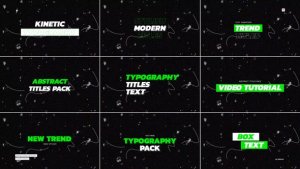 Videohive Abstract Titles | After Effects 55290103 Titles template preview