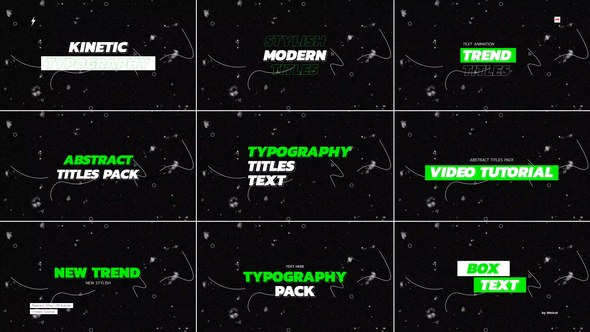 Videohive Abstract Titles | After Effects 55290103 Titles template preview