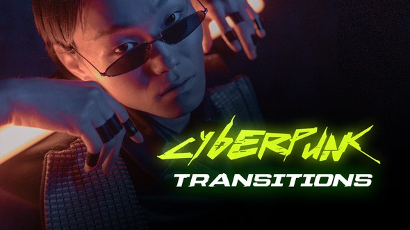 Videohive Cyberpunk Transitions | After Effects Elements template preview