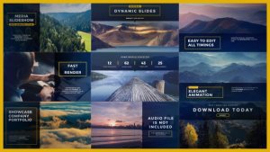 Videohive Dynamic Minimal Slides Video Displays template preview