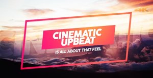 Cinematic Upbeat Slideshow Video Displays template preview