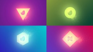 Videohive Quick Simple Particles Logo Logo Stings template preview
