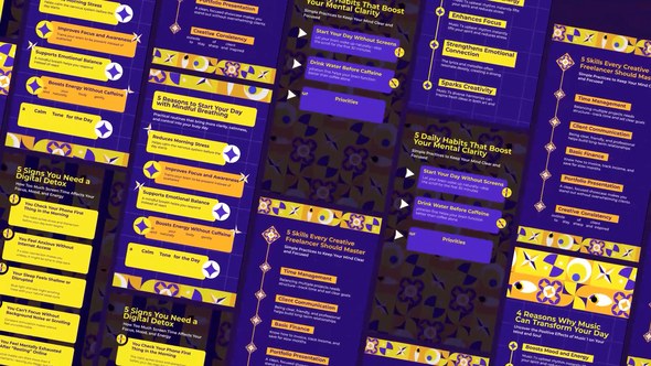 Videohive List Tittle Story Titles template preview