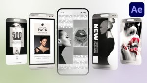 Videohive Instagram - Black & White 01 Elements template preview